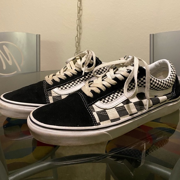 checkered vans size 12